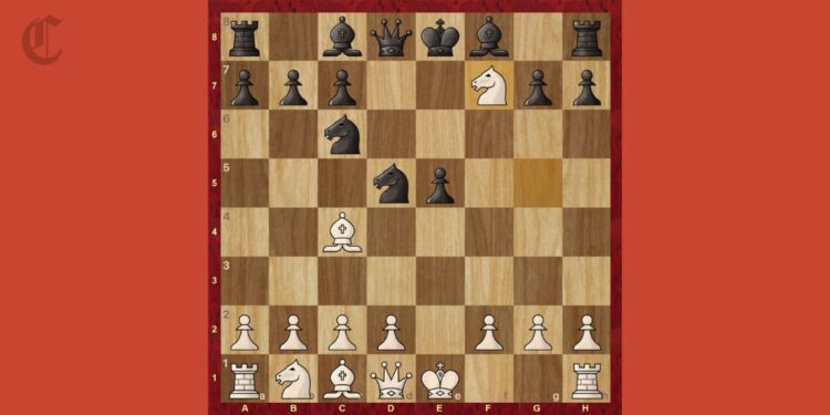 Counter attack against Italian game Fried liver attack #chess #chessg